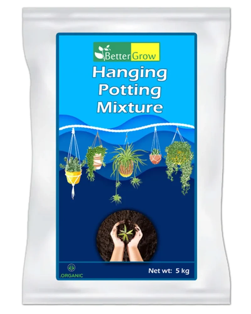 Hanging potting mixture